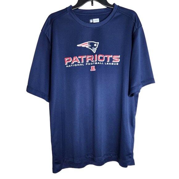 Team Apparel XL NFL New England Patriots Crew Neck Jersey – Short Sleeve Poly - Picture 1 of 11